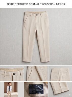 PRISTINE H&M Boys 2pc Linen Suit Pant- Size 5-6YRS